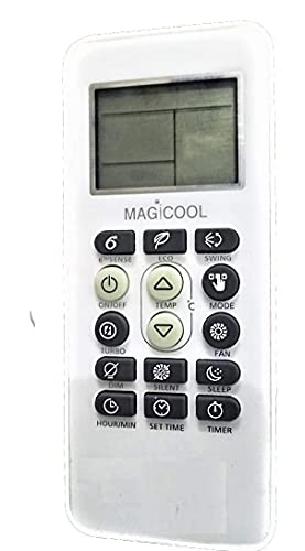 Ehop KKG1B-C1 Compatible Remote Control for Whirlpool AC VE-176