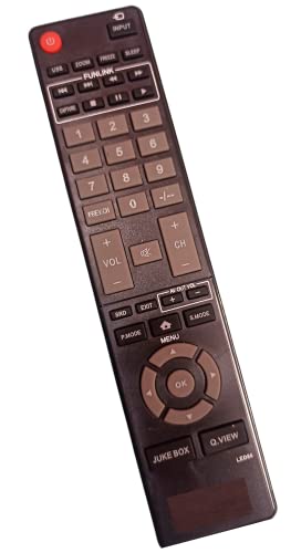 Ehop Compatible Remote Control for Santonics Tv with Jukebox Function(Please Match Your Old Remote with Given Image,Old Remote Must be Same)