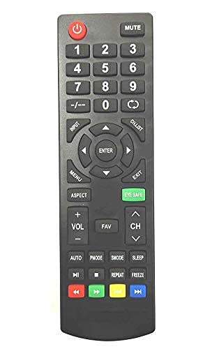 EHOPcompatible Remote Control for for Intex LED/LCD Tv (Intex sp-1480) (Please Match The Image with Your Old Remote)
