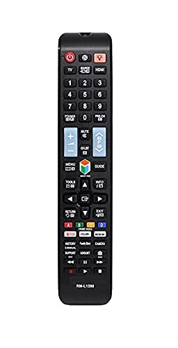 Ehop RM-L1598 Compatible Remote Control for Samsung Smart LED/LCD/Ultra HD 4K tv withNetflix, Prime Video Function