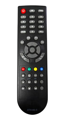 Ehop DTH Set Top Box Remote Compatible for DVB (Free Dish) Set Top Box Remote (Exactly Same Remote Will Only Work)
