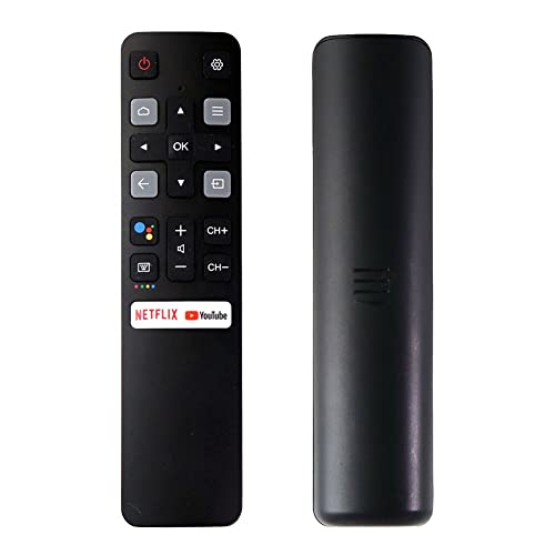 Ehop RC802V FNR1 Compatible Remote Control for TCL Android 4K Smart TV Netflix YouTube with Voice Function