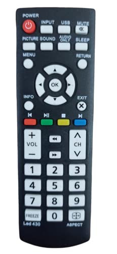 Ehop H-16390 Compatible Remote Control for SANYO LED LCD TV