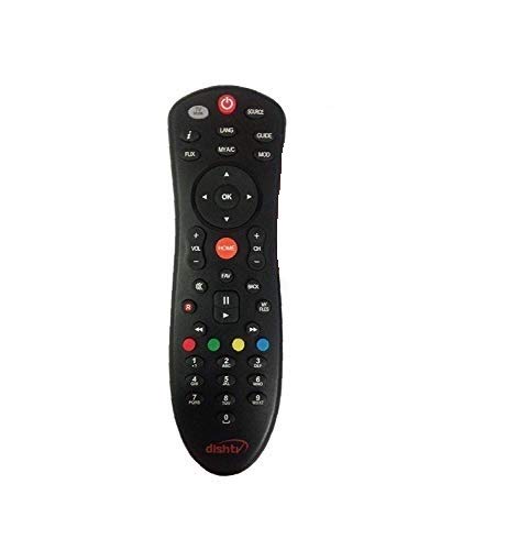 EHOP Set-Top Box Remote, with Recording Feature for All DishTV SD/HD Set Top Box (Please Match Your Old Remote)