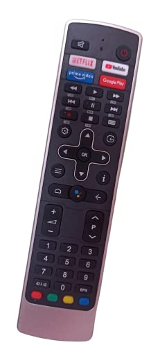 Ehop Compatible Remote Control for VU Smart Tv (Without Voice Function, Please Match This Image with Your Old Remote)
