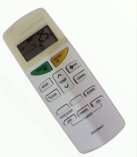 Ehop ARC484A1 Compatible Remote Control for Daikin Ac with PowerChill Function (AC-132D)