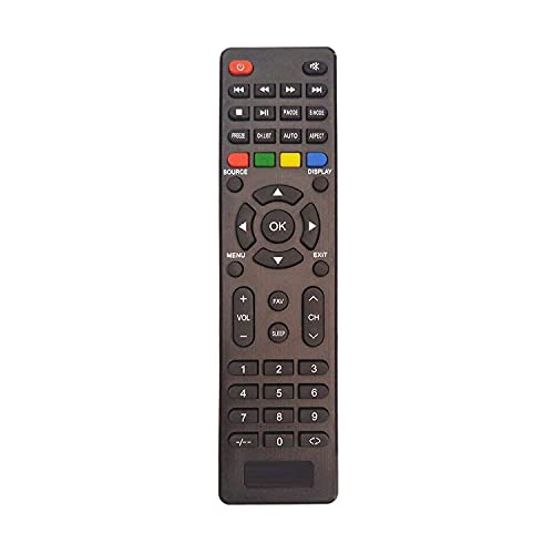 EHOP LED/LCD TV Remote Compatible with VU LED LCD TV Remote Control
