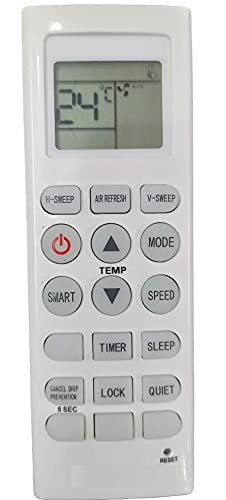 Ehop AC36E Compatible Remote Control for Voltas Air Conditioner with H-Sweep Function VE-36E (Please Match The Image with Your existing or Old Remote Before Ordering)
