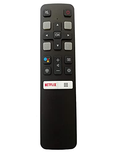 EHOP RC802V FMR1 32F2A 40F2A 49F2A LED LCD Smart TV HD Remote Control with Netflix Function Compatible for TCL Small((Without Voice Function)