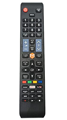 Ehop Smart Tv Remote for Assembled Chinese LED LCD TV with Hotstar,Netflix and YouTube Functions (Please Match The Image with Your existing or Old Remote Before Ordering)
