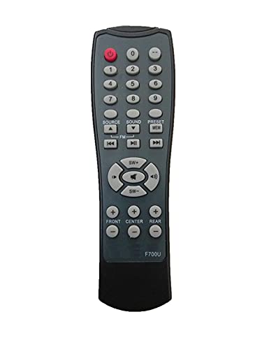 EHOP F700U System Remote Control Compatible for F & D Home Theater