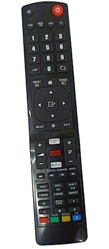 Ehop Smart Tv Remote for Chinese LED LCD TV with Netflix, YouTube and Amazon tv Functions (Please Match The Image with Your existing or Old Remote Before Ordering)