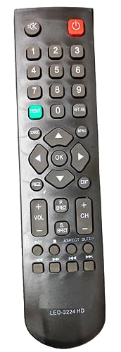 Ehop LED-3224 Compatible Remote Control for INTEX LED LCD HD TV 3224HD