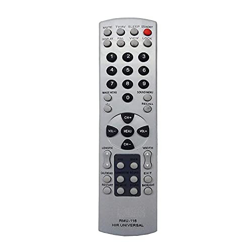 EHOP compatible Remote Control for Haier TV - Universal Remote For Models HTR-015 HTR-018 HTR-022 HTR-023 HTR-025A HTR-029 HTR-031 HTR-038 HTR-040 HTR-050 HTR-051 HTR-054 HTR-096 HTR-160B HTR-160B HTR-160S HYF-031G HYF-31H HYF-034A HYF-035M HYF-044