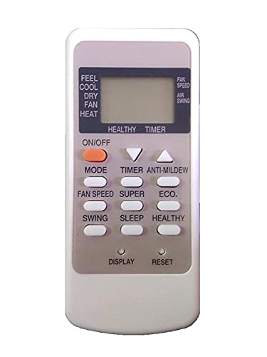 Ehop AC Remote Compatible for Whirlpool Air Conditioner VE-135 (Please Match The Image with Your Existing Remote Before Placing The Order Before)