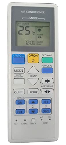 Ehop Remote Compatible for Panasonic Inverter Air Conditioner VE231 (Please Match The Image with Your Existing Remote Before Placing The Order Before)