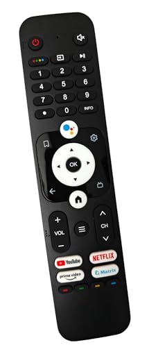 Ehop HTR-U31 Compatible Remote Control for Haier Smart LCD LED TV Remote Control H50K66UG H55K66UG H58K66UG H65K66UG (with Voice Function, Bluetooth Remote)