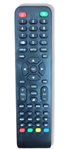 Ehop Remote Control Compatible for Impex LED LCD Smart TV (Please Match The Image with Your Old Remote)