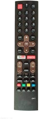 EHOP Smart TV Remote with YouTube & Google Play FUCTION ON-3 Onida Remote Controller