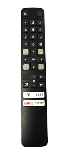 Ehop RC901V FMR5 Compatible Remote Control for TCL Smart LED TV RC901V FMR5 with ZEE5 & Netflix Functions(Remote Without Google Assistant Voice Functions)