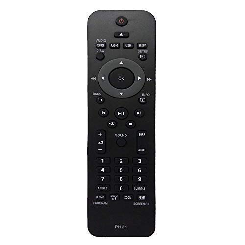 EHOP Compatable Remote for Philips DVD & Home Theatre Remote (PH-31)