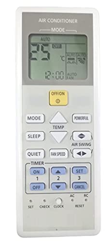 Ehop Compatible Remote Control for Panasonic Air Conditioner VE-157B (Please Match The Image with Your existing or Old Remote Before Ordering)