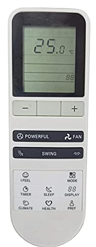 Ehop Compatible Remote Control for Bluestar Air Conditioner with Swing Function VE-227 (Please Match The Image with Your existing or Old Remote Before Ordering)
