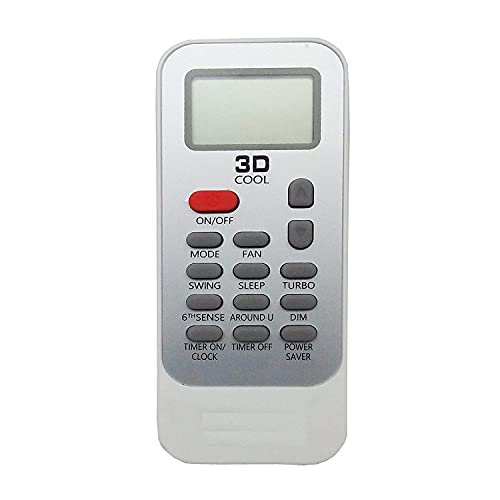 EHOP Compatible Remote for Whirlpool AC with 3D AUTO Cool Function DG11J1-34 (Please Match The Image of Your existing Remote Before Ordering)
