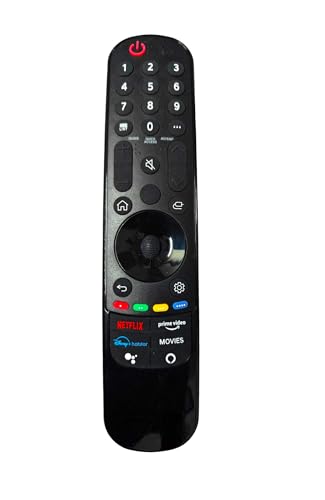Ehop MR21GA Magic Remote Control Compatible for LG Smart TV (Without Voice and Mouse Scroll Function) Supported by All Models of LG Magic tv