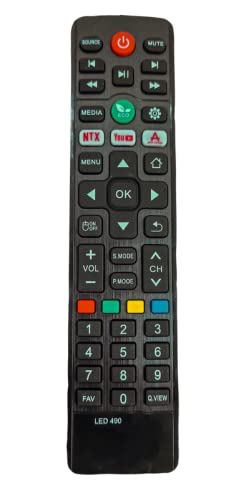 Ehop Compatible Remote Control for Koryo Smart tv with YouTube Netflix Buttons(Please Remote Must be Same for it to Work)