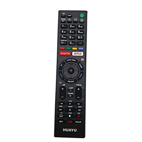 EHOP Compatible Remote Control for Sony Bravia RMF-TX200P RMF-TX200E RMF-TX200U RMF-TX200B RMF-TX201U RMF-TX200A RMT-TZ300A RMF-TX300U with BLU-RAY 3D GooglePlay Netflix