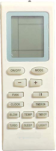 EHOP Air Conditioner Remote Compatible for Voltas Split/Window AC Remote Control with Clock Function(Please Match The Image with Your Existing Remote Before Placing The Order)