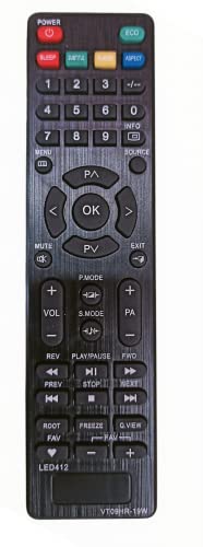 Ehop VT09HR Compatible Remote Control for Haier LED LCD TV (Old Remote Must be Same for it to Work)