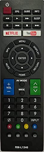 EHOP Compatible Remote Control for LED LCD Smart TV Sharp LED LCD HD TV