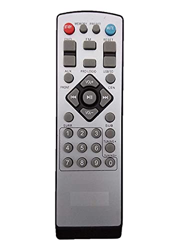 EHOP Compatible Remote Control for INTEX FM USD SD AUX Home Theater System-Please Match Your Old Remote This one.