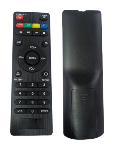 Ehop Remote Compatible for iBall Home Theater System Remote with Bluetooth Button for Hi-Basss Speakers