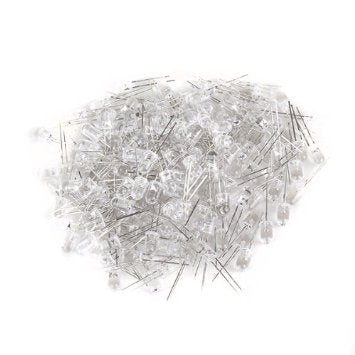 Ehop B00C743105 Component7 Light Emitting Diode, LED (5mm, White, 100 Pieces)