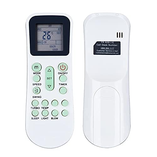 Ehop YK-K011E Remote Control Compatible for Lloyd AC VE-125 (Please Match The Image with Your existing or Old Remote Before Ordering)