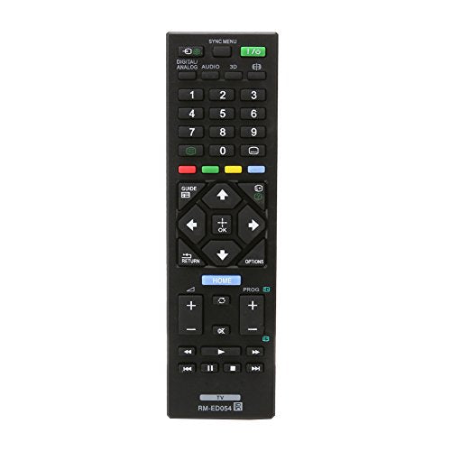 EHOP Compatible Remote for Sony Bravia LED LCD TV with 3D Button(Black) Universal RM-ED054