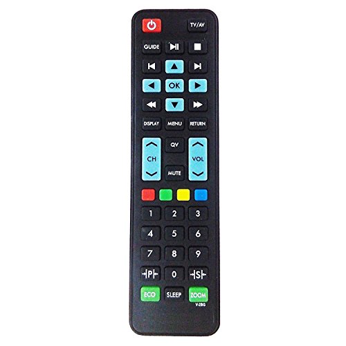 EHOP Compatible Remote Control Videocon SANSUI LED LCD TV (Black) V2BG