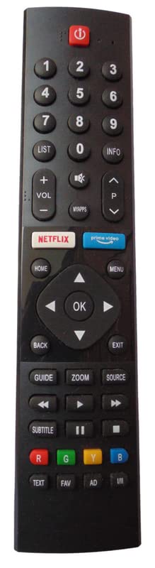 Ehop Universal Remote Control Compatible for Panasonic Smart Tv with Prime Video Netflix Function. Works with Almost All panasonic Smart TV