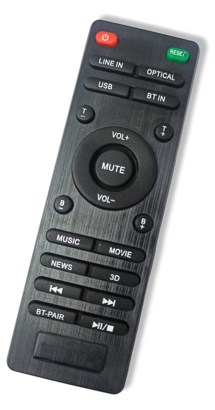 EHOP Remote Control Compatible For Blaupunkt Home Theater(Please Match Image With Your Old Remote Before Placing Order)Black