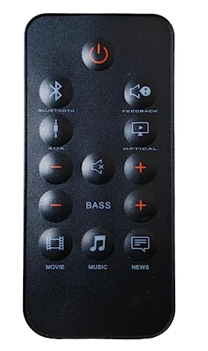 Ehop Compatible Remote Control for JBL SB150 Soundbar with CR2025 Battery