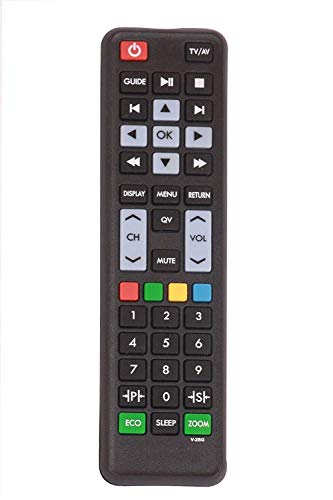 EHOP Compatible Remote for Videocon LED LCD (V2BG, Black)