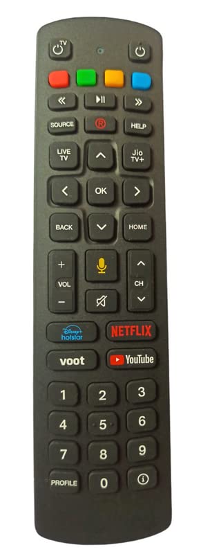 Ehop Compatible Remote Control for jio Smart Box with Voice Control Function