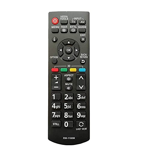 EHOP Compatible Remote Control RM-1180M/A for All Most N2QAYB000823 N2QAYB000486 N2QAYB000820 N2QAYB000487 N2QAYB000752 N2QAYB000572 LCD LED Plasma TV Panasonic