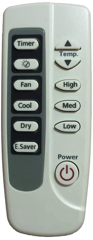 Ehop Replacement Remote Control for Samsung Window Air Conditioner VE-5 AW12EDB8XAC ARC-771 DB93-03027R AW18FAMBA/XAP AW2490D AW2490D/XAA