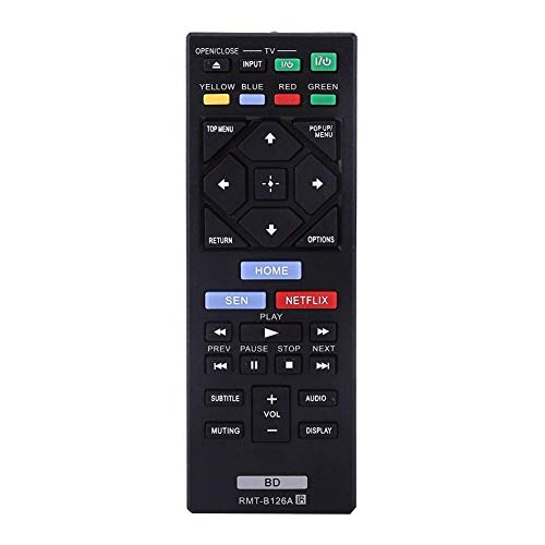 Ehop RMT-B126A Compatible for Sony Blu-Ray DVD Player Remote Control BDP-BX120 BDP-BX320 BDP-BX520 BDP-BX620 BDP-S1200