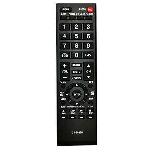 Ehop Universal Remote Control Compatabile for Toshiba TV Remote for All Toshiba TV Replacement for LCD LED HDTV Smart TVs Remote