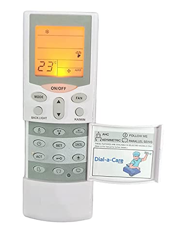 EHOP Compatable Remote for HITACHI AC with Stand (Backlight and Timer)